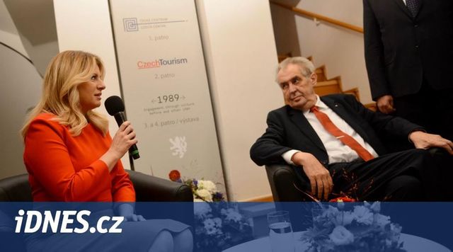 Češi věří víc slovenské prezidentce Zuzaně Čaputové než Zemanovi