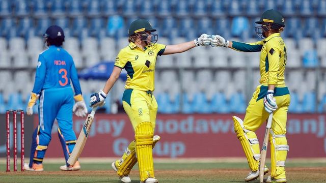 Litchfield stars Australia hammer India by 190 runs to complete 3-0 series sweep