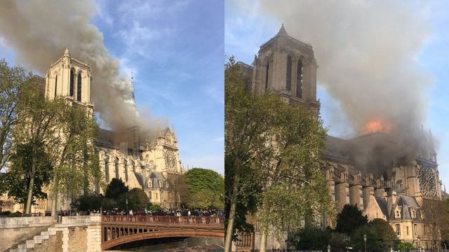 Massive Fire At Historic Notre Dame Cathedral In Paris