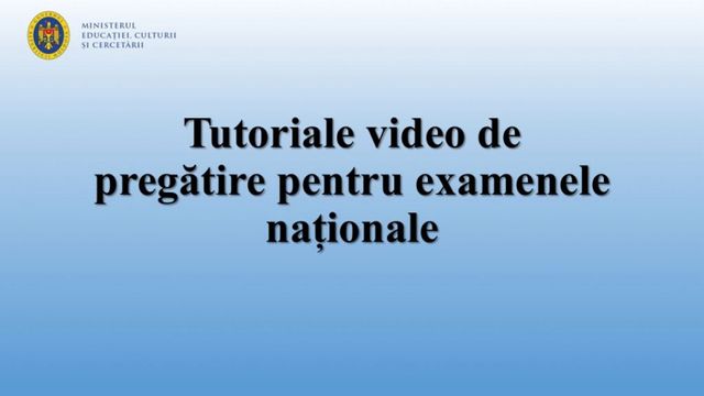 Ministerul Educației a elaborat tutoriale video de pregatire a elevilor pentru susținerea examenelor de absolvire
