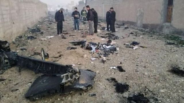 В Иране рухнул украинский пассажирский лайнер