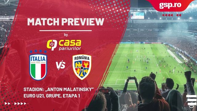 Louis Munteanu, 90% apt pentru Italia U21 - România U21