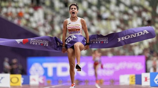 María Pérez, cuatro veces campeona mundial