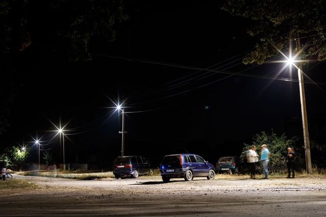 Străzile a trei localități din sudul țării au fost iluminate, într-un proiect sprijinit de Partidul Șor