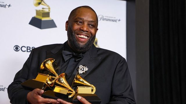 Rapper Killer Mike taken away in handcuffs after winning three Grammy Awards