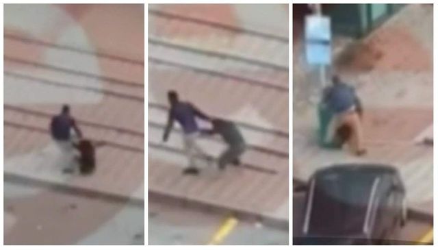 Femeie târâtă și bătută pe stradă în Pitești. Scenele șocante au ajuns virale