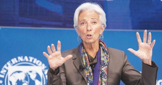 Lagarde, caduta Pil Eurozona a metà strada fra -8 e -12%