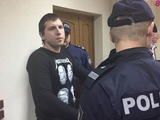 Сергея Сырбу допрашивают на судебном заседании по делу Григорчука