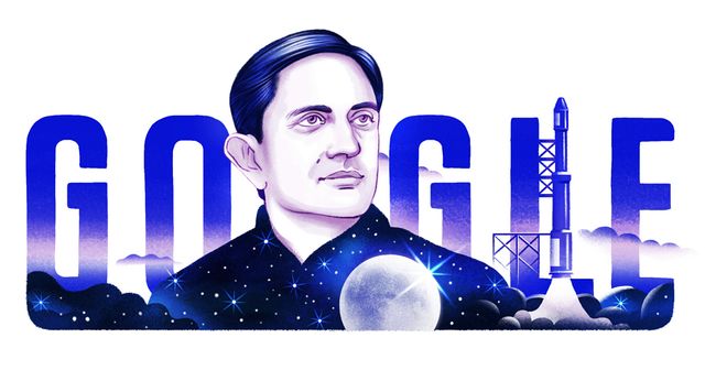Vikram Sarabhai, the Father of ISRO, Honoured by Google Doodle on His 100th Birthday