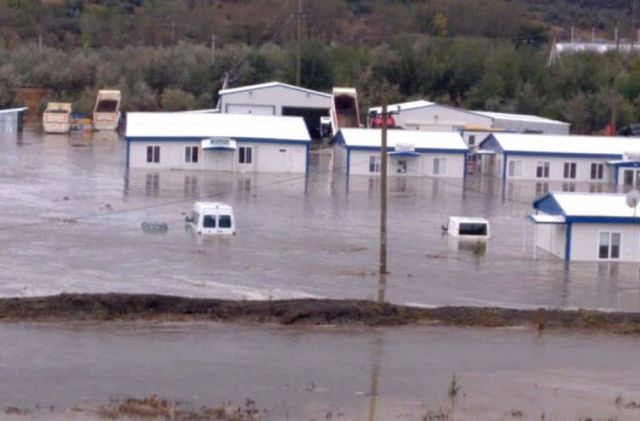 Наводнение повредило газопровод в Комрате