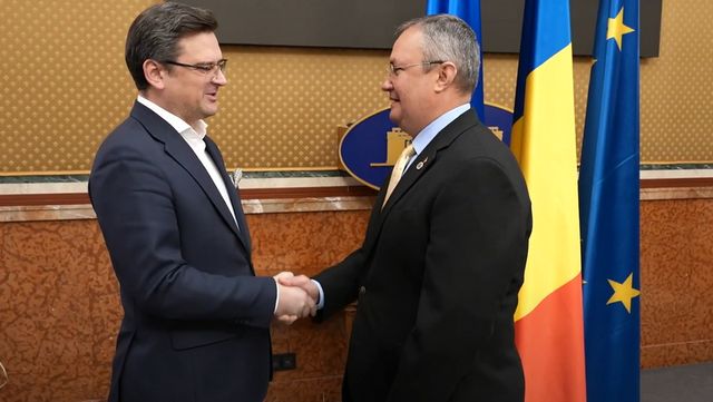 Ministrul ucrainean de externe, vizită în România. Dmitro Kuleba, primit de premierul Nicolae Ciucă și ministrul Bogdan Aurescu