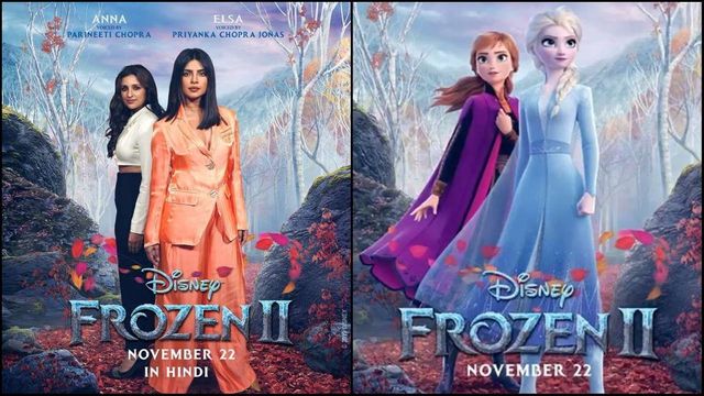 Priyanka Chopra and Parineeti Chopra turn Elsa and Anna for Hindi version of Frozen 2