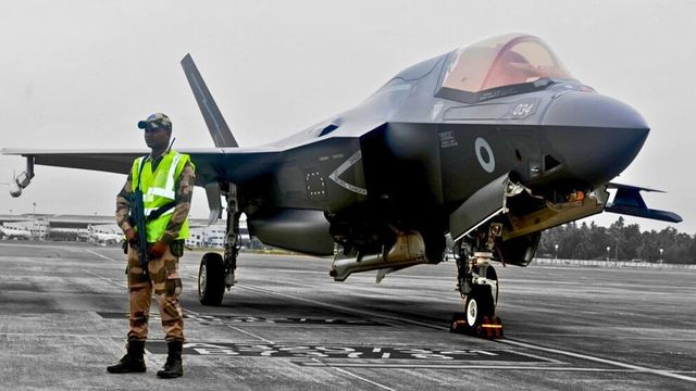 British F-35 fighter jet makes emergency landing in Japan