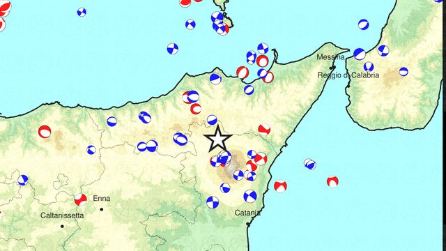 Terremoto: scossa di magnitudo 3,9 in provincia di Catania