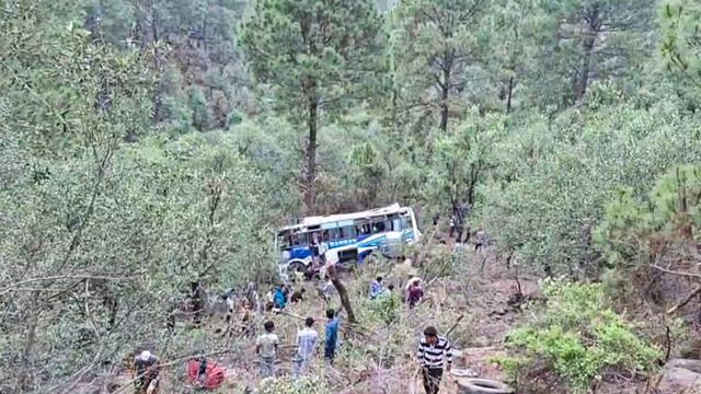 2 Killed, Dozens Injured After Bus Falls Into Deep Gorge In J&K's Poonch