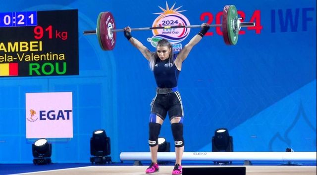 Mihaela-Valentina Cambei aduce României două medalii de argint și una de bronz la Cupa Mondială de haltere de la Phuket