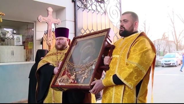 Icoana făcătoare de minuni Maica Domnului Odighitria a fost adusă la Mănăstirea Ciuflea din Capitală