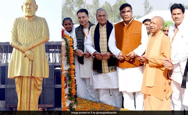 Eye On Jat Votes, Yogi Adityanath Unveils Chaudhary Charan Singh’s Statue