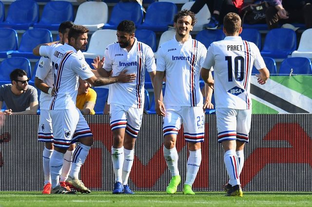 Sassuolo-Sampdoria 3-5: Giampaolo sogna l'Europa