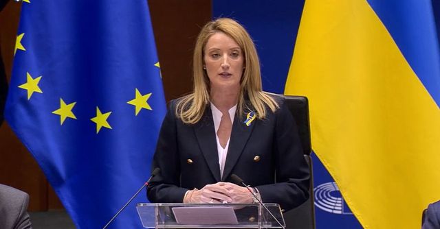 Președinta Parlamentului European Roberta Metsola merge la Kiev