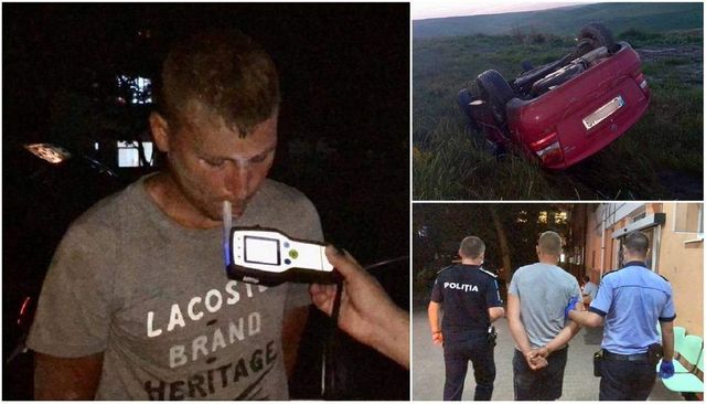 Polițist târât cu mașina de un tânăr beat și fără permis, în Botoșani