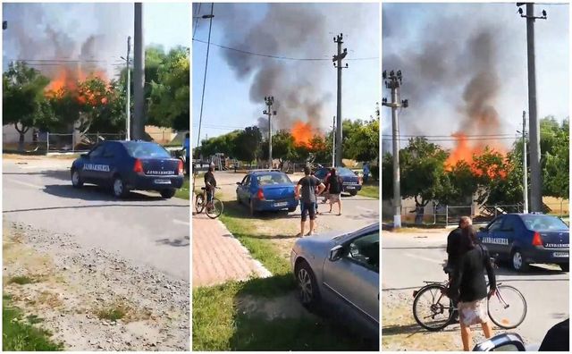 Explozie devastatoare și incendiu puternic la o grădiniță din Brăila