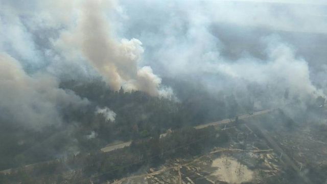 Incendiu de pădure în zona de excludere de la Cernobîl