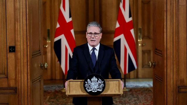 UK says it will recognise Palestine unless Israel agrees to Gaza ceasefire