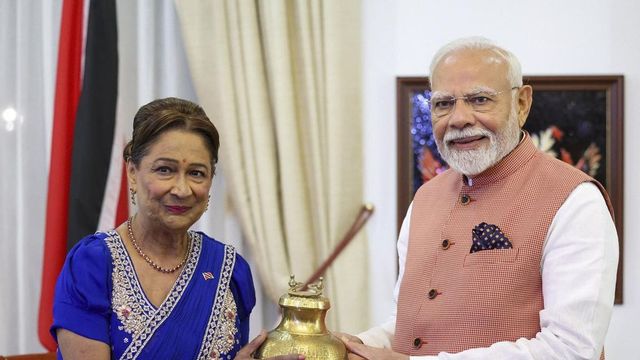 PM Modi Announces OCI Cards For 6th-Gen Indian Diaspora In Trinidad, Carries Ram Mandir Replica