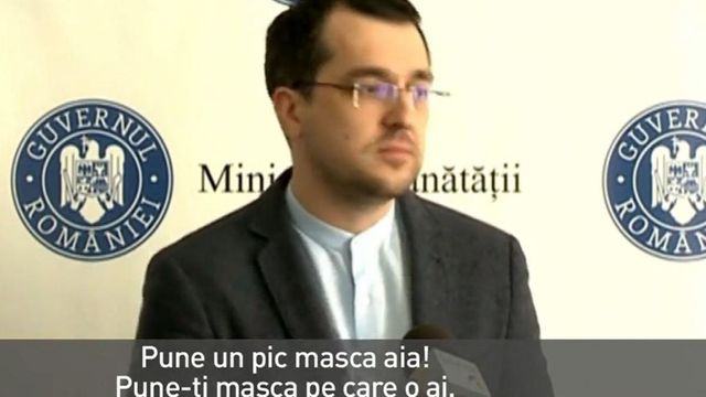 Vlad Voiculescu sfidează din nou restricțiile. Conferință de presă susținută fără mască de protecție
