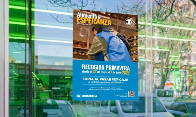 Un total de 63 supermercados Mercadona de Castilla y León se suma a la recogida de Banco de Alimentos