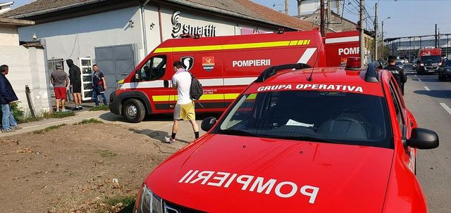 Un incendiu a izbucnit la o sală de sport din Timișoara a pornit de la saună