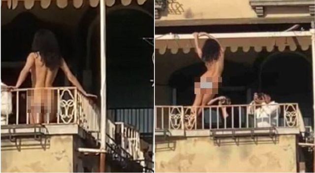 Posa nuda in pubblico per lo shooting a Venezia, la polizia multa la modella e il fotografo