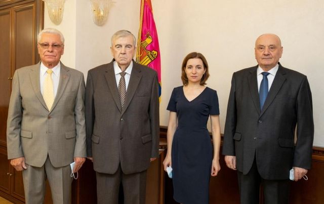 Санду встретилась со всеми экс-президентами Молдовы, кроме Додона и Воронина