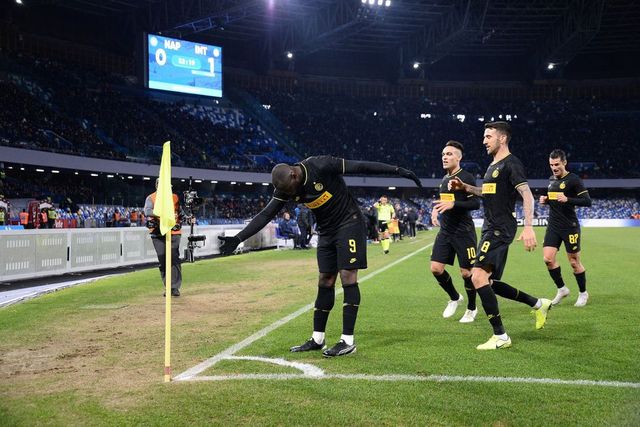 Napoli-Inter 1-3, il tabellino