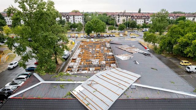 Kedden is károkat okozott a vihar Hajdú-Bihar vármegyében