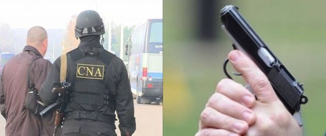 Polițist reținut cu focuri de armă în Chișinău într-un dosar de corupție