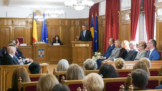 Klaus Iohannis, prezent la bilanțul Înaltei Curți de Casație și Justiție