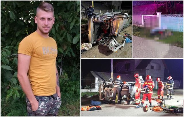 El este Andrei Iulian, tânărul de 21 de ani mort în cumplitul accident din Șcheia | Până să moară, mașina îi servea drept adăpost