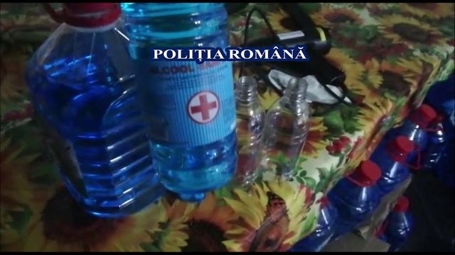 Poliția Română: Spirt obținut din lichid de parbriz