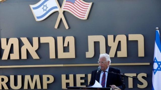 Israele, Netanyahu inaugura colonia sul Golan dedicata a Trump