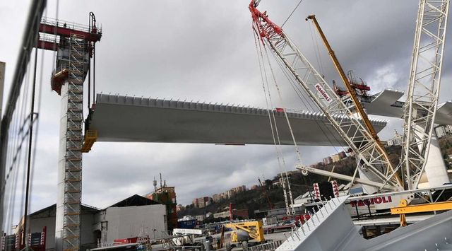 Ponte Genova, completata ultima pila del nuovo ponte