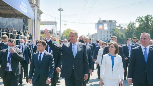 Klaus Iohannis: Îmi doresc tare mult ca, într-un termen rezonabil, România și Moldova să fie împreună în UE