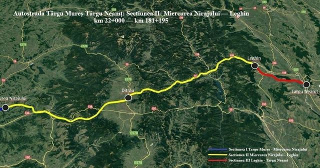Autostrada Unirii: CNAIR a desemnat constructorii lotului Miercurea Nirajului - Sărățeni
