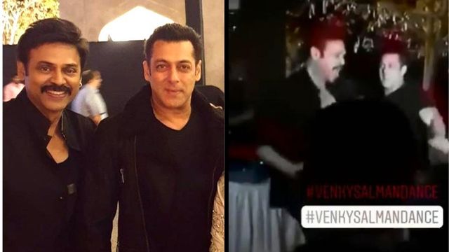 THIS video of Salman Khan and Venkatesh Daggubati dancing at his daughter's wedding is breaking the internet