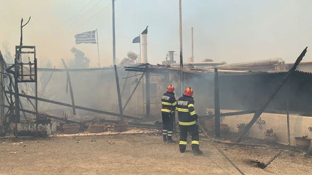 Situația incendiilor din insula Rodos este sub control