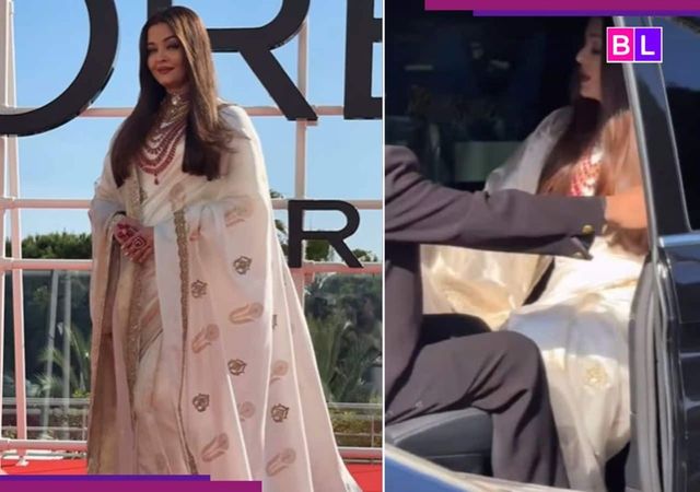 Amitabh Bachchan reacts as Aishwarya Rai flaunts white saree with Sindoor at Cannes, check viral post