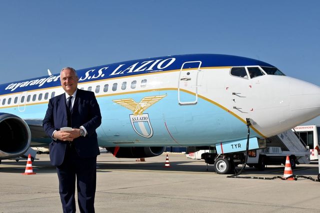 Nuovo aereo Lazio, ecco quanto costa a Lotito