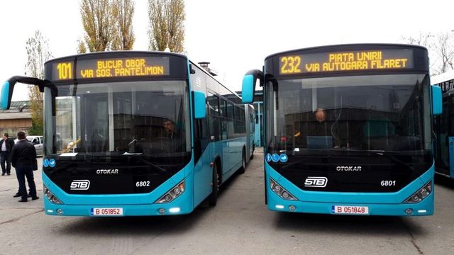 Gabriela Firea prezintă noile reguli de călătorie din primul autobuz hibryd Mercedes–Benz Citaro