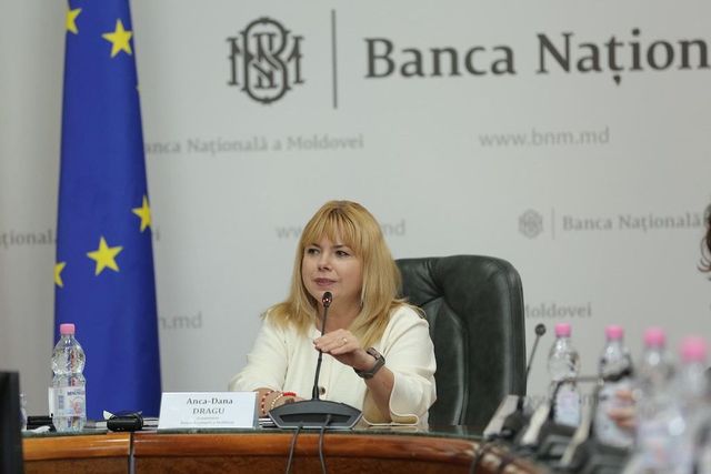 Guvernatorul Băncii Naționale a Moldovei, Anca Dragu, prezintă decizia de politică monetară